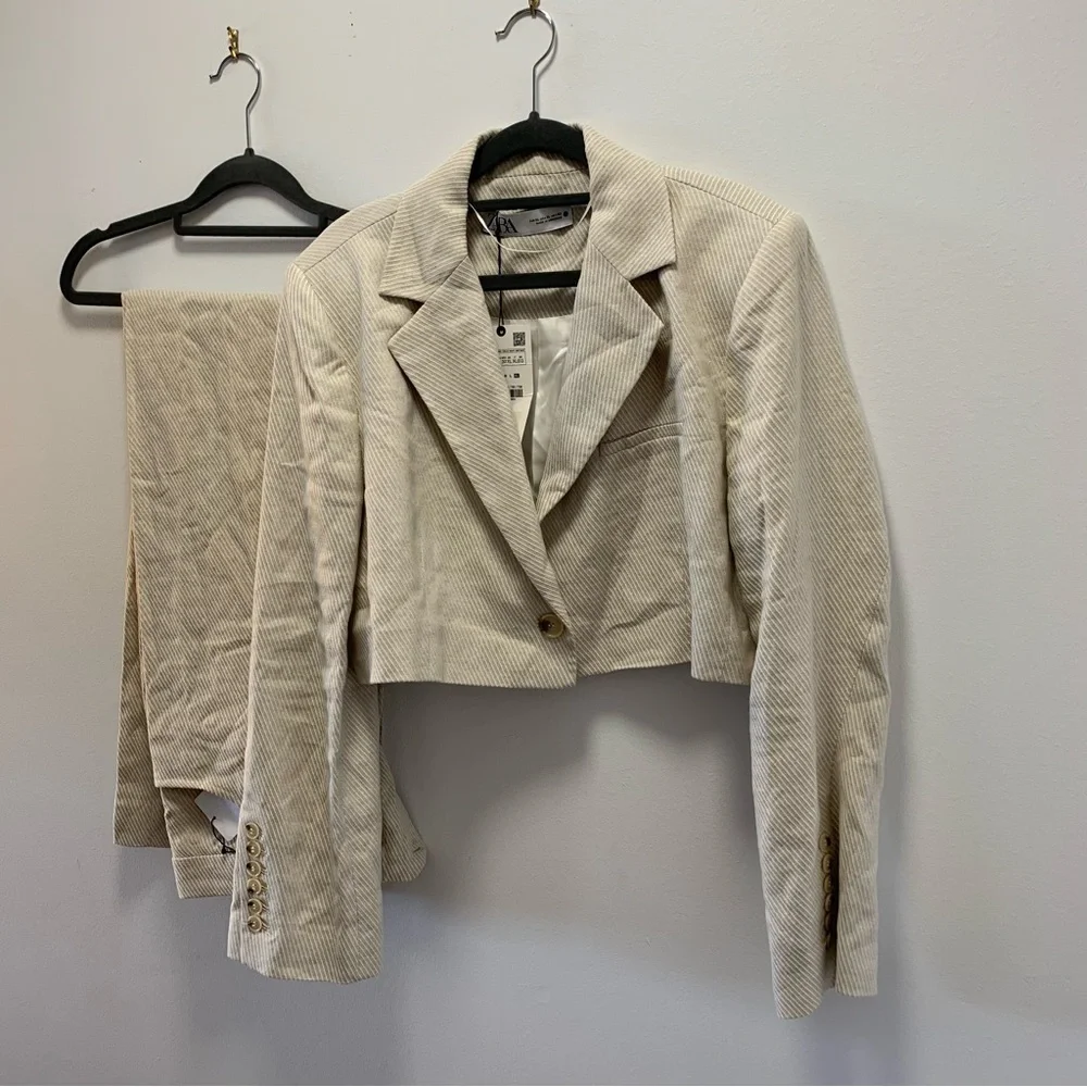 Zara SET Short Blazer & Pants Bloggers’ Favorite Rare‎ Find Size XL